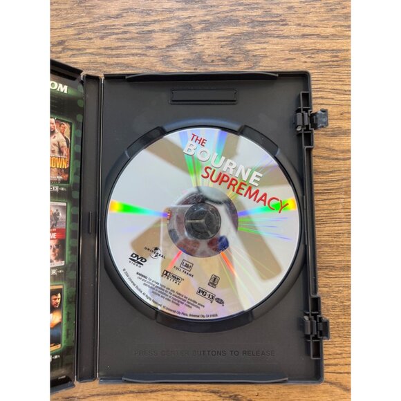 The Bourne Supremacy 2004 DVD Matt Damon Franka Potente Thriller Pre-Owned - Picture 3 of 4